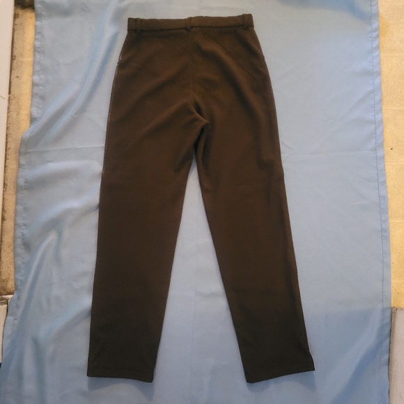 Vintage y2k brown leather pants by mitchies matchings - Picture 7 of 8